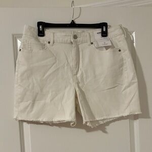 Sonoma Women's Cream Jean Shorts